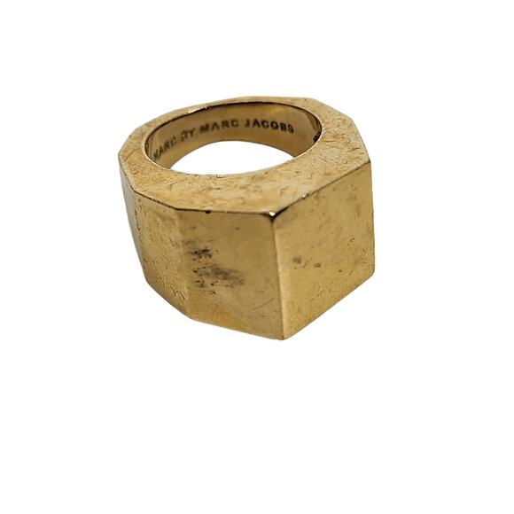 Marc by Marc Jacobs Ring Lot Black Ring and Gold Art Deco Rings - Picture 6 of 6